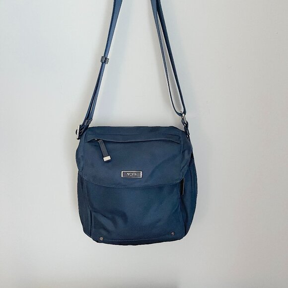 Tumi Voyageur Crossbody Bag - Lagoon Color- Blue - Picture 3 of 16